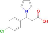 3-(4-Chlorophenyl)-3-(1h-pyrrol-1-yl)propanoic acid