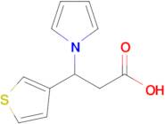 3-(1h-Pyrrol-1-yl)-3-(thiophen-3-yl)propanoic acid