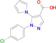 1-(4-Chlorophenyl)-5-(1h-pyrrol-1-yl)-1h-pyrazole-4-carboxylic acid