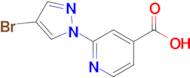 2-(4-Bromo-1h-pyrazol-1-yl)isonicotinic acid