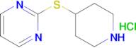 2-(Piperidin-4-ylthio)pyrimidine hydrochloride