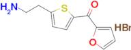 (5-(2-Aminoethyl)thiophen-2-yl)(furan-2-yl)methanone hydrobromide