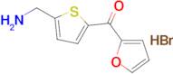 (5-(Aminomethyl)thiophen-2-yl)(furan-2-yl)methanone hydrobromide