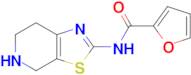n-(4,5,6,7-Tetrahydrothiazolo[5,4-c]pyridin-2-yl)furan-2-carboxamide