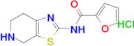 n-(4,5,6,7-Tetrahydrothiazolo[5,4-c]pyridin-2-yl)furan-2-carboxamide hydrochloride