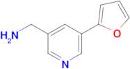 (5-(Furan-2-yl)pyridin-3-yl)methanamine