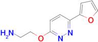 2-((6-(Furan-2-yl)pyridazin-3-yl)oxy)ethan-1-amine