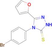 4-(4-bromophenyl)-3-(furan-2-yl)-4,5-dihydro-1H-1,2,4-triazole-5-thione