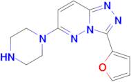 3-(Furan-2-yl)-6-(piperazin-1-yl)-[1,2,4]triazolo[4,3-b]pyridazine
