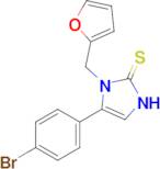 5-(4-bromophenyl)-1-[(furan-2-yl)methyl]-2,3-dihydro-1H-imidazole-2-thione