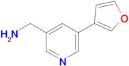 (5-(Furan-3-yl)pyridin-3-yl)methanamine