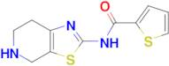 n-(4,5,6,7-Tetrahydrothiazolo[5,4-c]pyridin-2-yl)thiophene-2-carboxamide