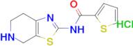 n-(4,5,6,7-Tetrahydrothiazolo[5,4-c]pyridin-2-yl)thiophene-2-carboxamide hydrochloride