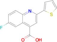 6-Fluoro-2-(thiophen-2-yl)quinoline-4-carboxylic acid