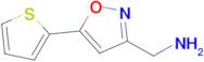 (5-(Thiophen-2-yl)isoxazol-3-yl)methanamine