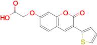 2-((2-Oxo-3-(thiophen-2-yl)-2h-chromen-7-yl)oxy)acetic acid