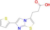 3-(6-(Thiophen-2-yl)imidazo[2,1-b]thiazol-3-yl)propanoic acid