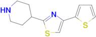 2-(Piperidin-4-yl)-4-(thiophen-2-yl)thiazole