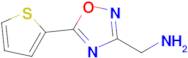 (5-(Thiophen-2-yl)-1,2,4-oxadiazol-3-yl)methanamine