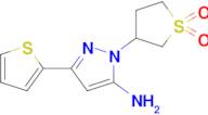 3-(5-Amino-3-(thiophen-2-yl)-1h-pyrazol-1-yl)tetrahydrothiophene 1,1-dioxide