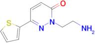 2-(2-Aminoethyl)-6-(thiophen-2-yl)pyridazin-3(2h)-one