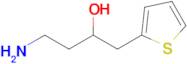 4-Amino-1-(thiophen-2-yl)butan-2-ol