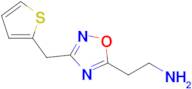 2-(3-(Thiophen-2-ylmethyl)-1,2,4-oxadiazol-5-yl)ethan-1-amine