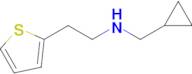 n-(Cyclopropylmethyl)-2-(thiophen-2-yl)ethan-1-amine