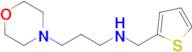 3-Morpholino-N-(thiophen-2-ylmethyl)propan-1-amine