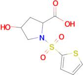 4-Hydroxy-1-(thiophen-2-ylsulfonyl)pyrrolidine-2-carboxylic acid