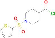 1-(Thiophen-2-ylsulfonyl)piperidine-4-carbonyl chloride