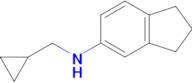 n-(Cyclopropylmethyl)-2,3-dihydro-1h-inden-5-amine