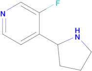 3-Fluoro-4-(pyrrolidin-2-yl)pyridine