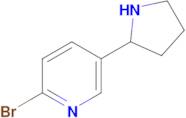 2-Bromo-5-(pyrrolidin-2-yl)pyridine