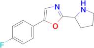 5-(4-Fluorophenyl)-2-(pyrrolidin-2-yl)oxazole