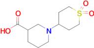 1-(1,1-Dioxidotetrahydro-2h-thiopyran-4-yl)piperidine-3-carboxylic acid