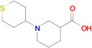 1-(Tetrahydro-2h-thiopyran-4-yl)piperidine-3-carboxylic acid