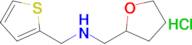 1-(Tetrahydrofuran-2-yl)-N-(thiophen-2-ylmethyl)methanamine hydrochloride