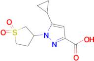 5-Cyclopropyl-1-(1,1-dioxidotetrahydrothiophen-3-yl)-1h-pyrazole-3-carboxylic acid