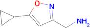 (5-Cyclopropylisoxazol-3-yl)methanamine