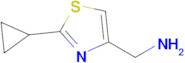 (2-Cyclopropylthiazol-4-yl)methanamine