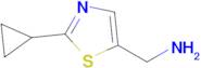 (2-Cyclopropylthiazol-5-yl)methanamine