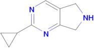 2-Cyclopropyl-6,7-dihydro-5h-pyrrolo[3,4-d]pyrimidine