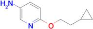 6-(2-Cyclopropylethoxy)pyridin-3-amine