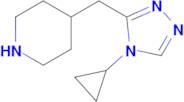 4-((4-Cyclopropyl-4h-1,2,4-triazol-3-yl)methyl)piperidine