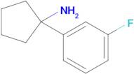1-(3-Fluorophenyl)cyclopentan-1-amine