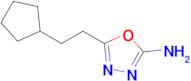 5-(2-cyclopentylethyl)-1,3,4-oxadiazol-2-amine