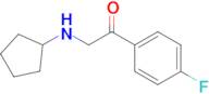 2-(Cyclopentylamino)-1-(4-fluorophenyl)ethan-1-one