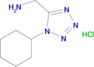 (1-Cyclohexyl-1h-tetrazol-5-yl)methanamine hydrochloride