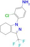 3-Chloro-4-(3-(trifluoromethyl)-4,5,6,7-tetrahydro-1h-indazol-1-yl)aniline